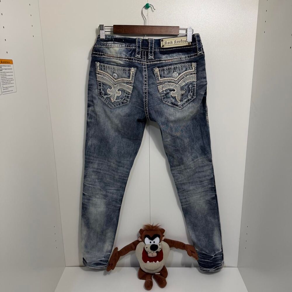 Rockrevival Women's Blue and Navy Jeans